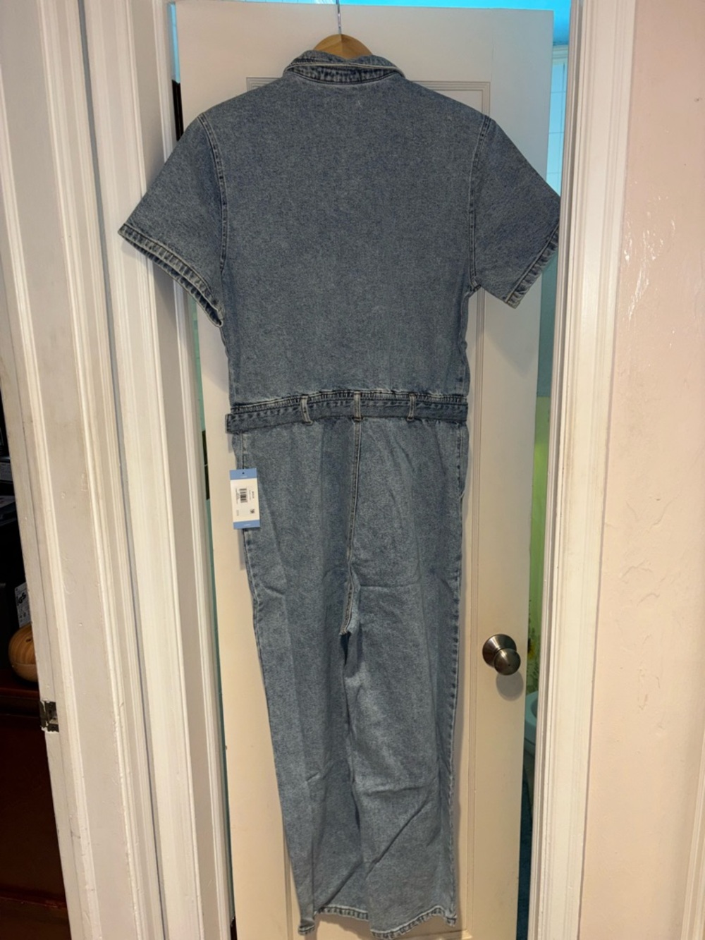 Steve Madden Light Wash Denim Jumpsuit - Picture 3 of 6